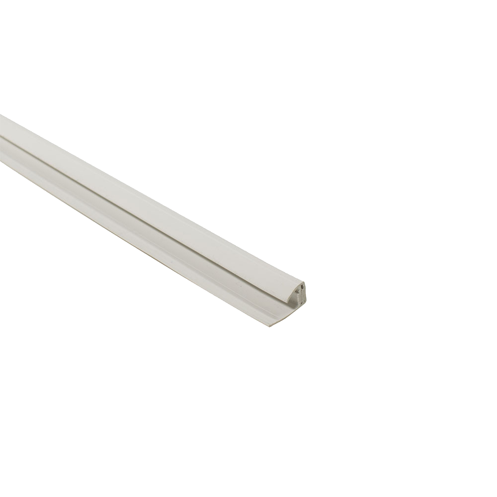 Dumalock Trims - 2 Part End Profile 8mm White