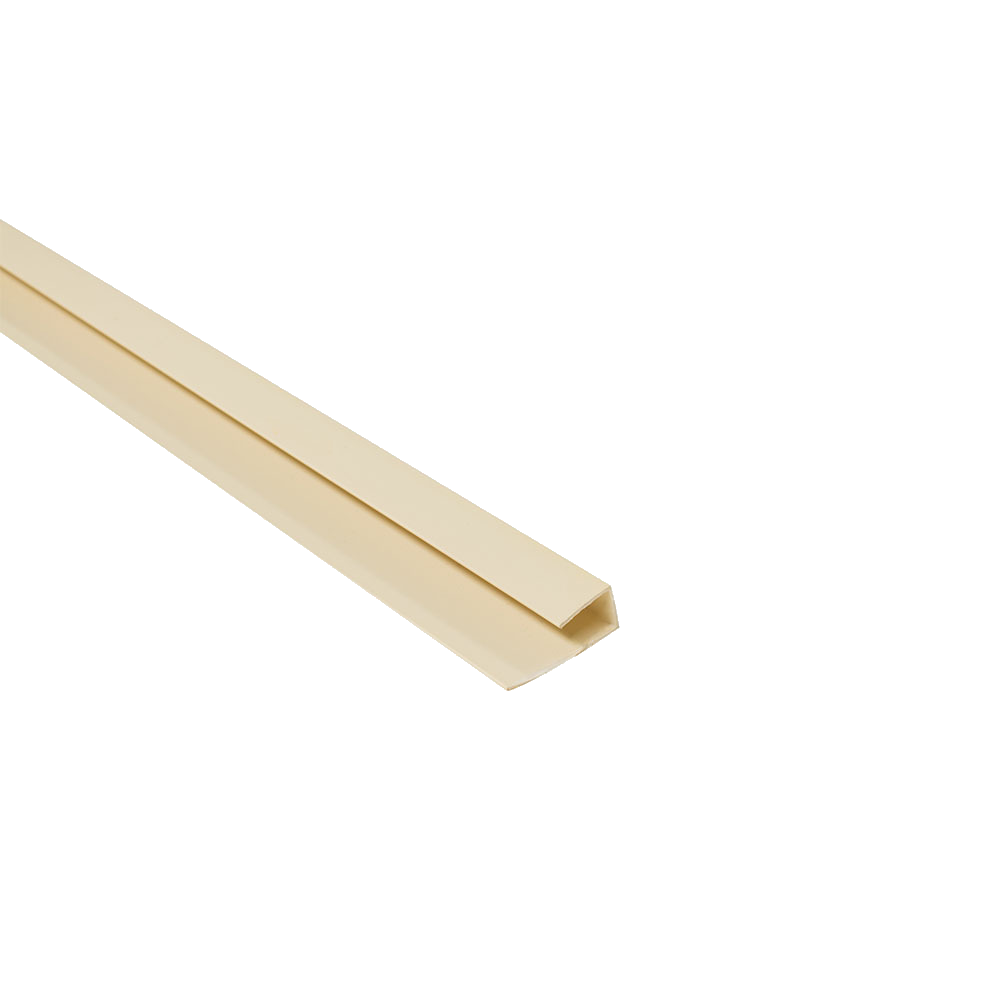 Plastic Trims - 1 Part 8mm End Profile – Beige